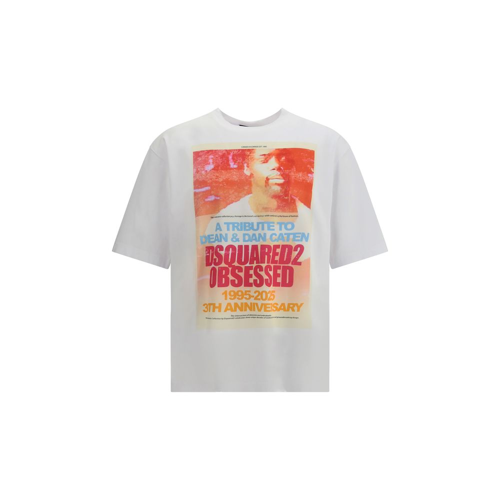 Dsquared² White Cotton T-Shirt